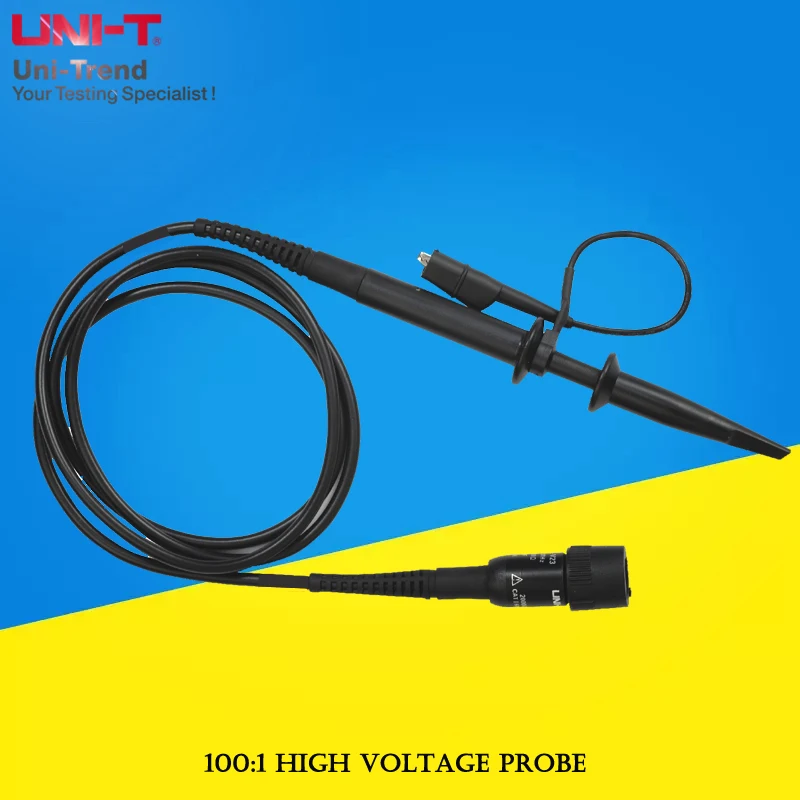 UNI-T UT-V23 100:1 High voltage probe 100MHz universal digital oscilloscope test accessory probe
UNI-T UT-V23 100:1 High voltage probe 100MHz universal digital oscilloscope test accessory probe
