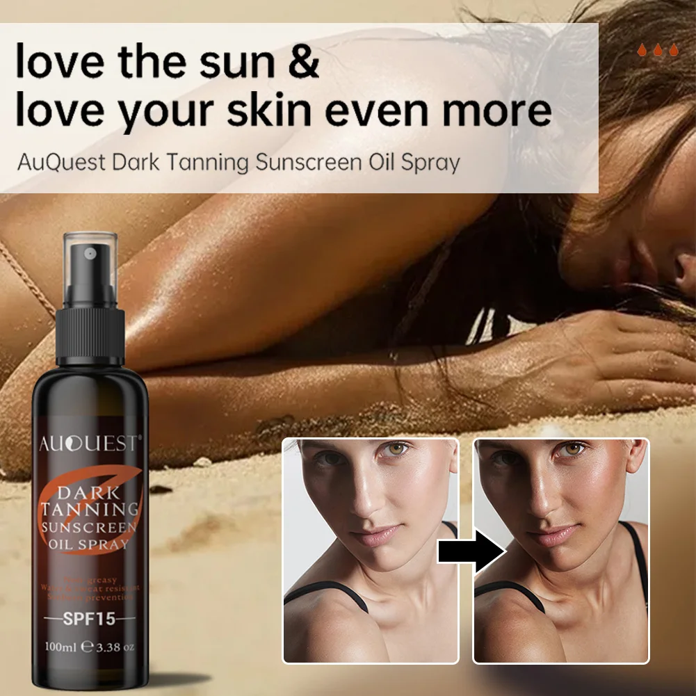 Bronzers Self Tanning Oil Spray Body Self Tanners Water-Resistant Sunburn Prevention Tanning Sunscreen Oil For Adults
Bronzers Self Tanning Oil Spray Body Self Tanners Water-Resistant Sunburn Prevention Tanning Sunscreen Oil For Adults