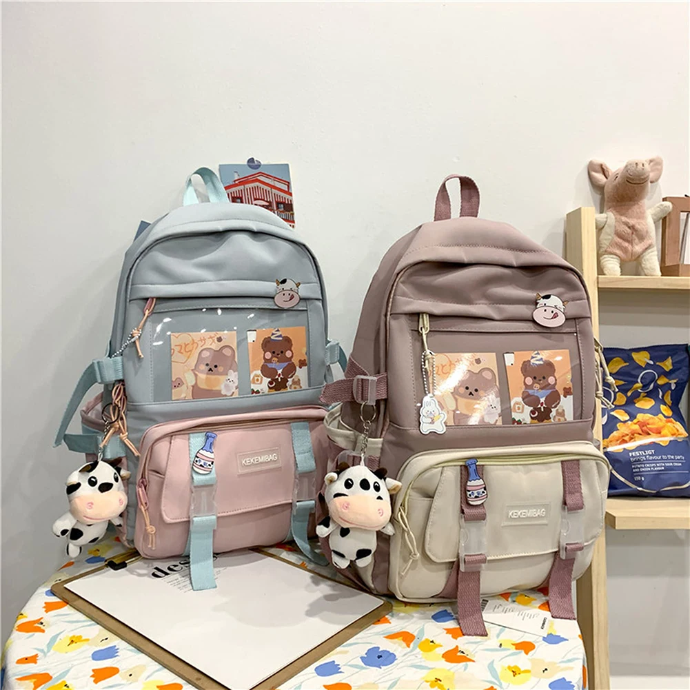 Women Fashion Preppy Style Backpacks Canvas Backpacks Contrast Color Bag Daily Leisure Shopping Traveling Knapsacks
Women Fashion Preppy Style Backpacks Canvas Backpacks Contrast Color Bag Daily Leisure Shopping Traveling Knapsacks