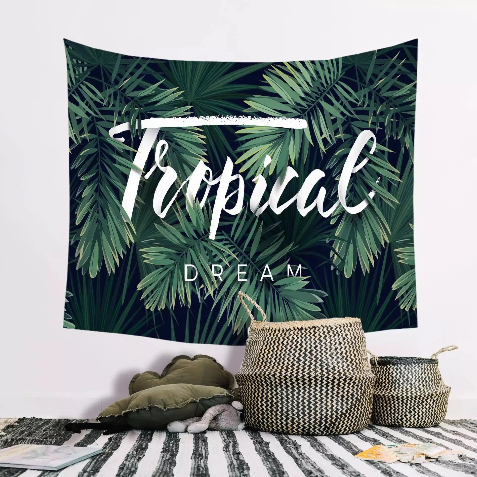New Nordic Style Natural Scenery Wall Hangings Plant Leaf Tapestry Livingroom Bedroom Background Home Wall Decoration Tapestry
New Nordic Style Natural Scenery Wall Hangings Plant Leaf Tapestry Livingroom Bedroom Background Home Wall Decoration Tapestry