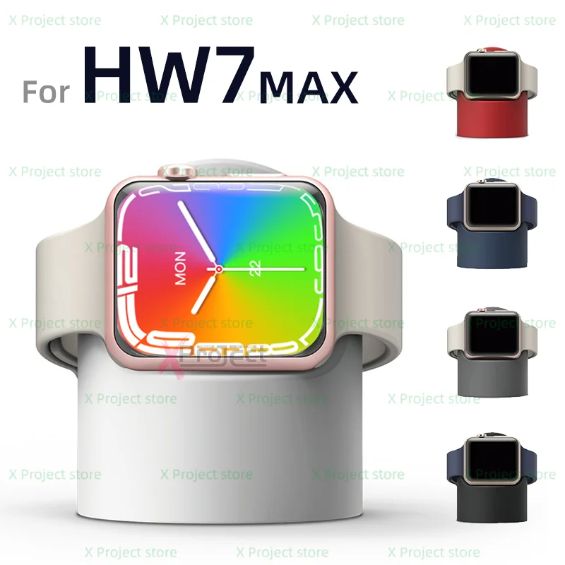 HW7 MAX Wireless Charger Base Dock Compact Holder Stand For Watch 7 HW22 HW37 PLUS W7 HW67 DT100 PRO MAX smart watch Series 7 6
HW7 MAX Wireless Charger Base Dock Compact Holder Stand For Watch 7 HW22 HW37 PLUS W7 HW67 DT100 PRO MAX smart watch Series 7 6