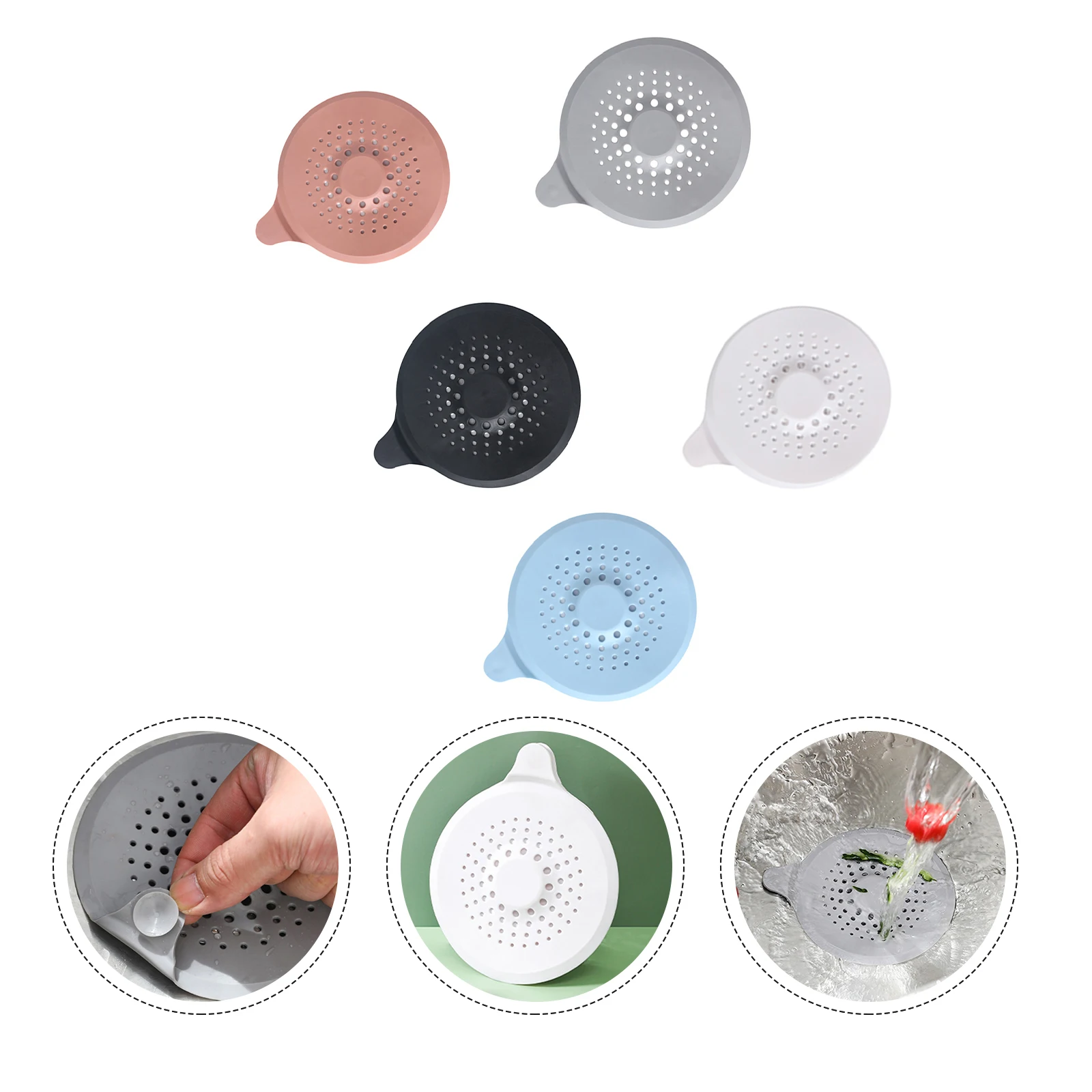 5pcs Hair Stoppers Strainers Anti Clogging Silica Gel Floor Drain Bathroom Drain Anti Clogging Filter Bathroom Accessories
5pcs Hair Stoppers Strainers Anti Clogging Silica Gel Floor Drain Bathroom Drain Anti Clogging Filter Bathroom Accessories
