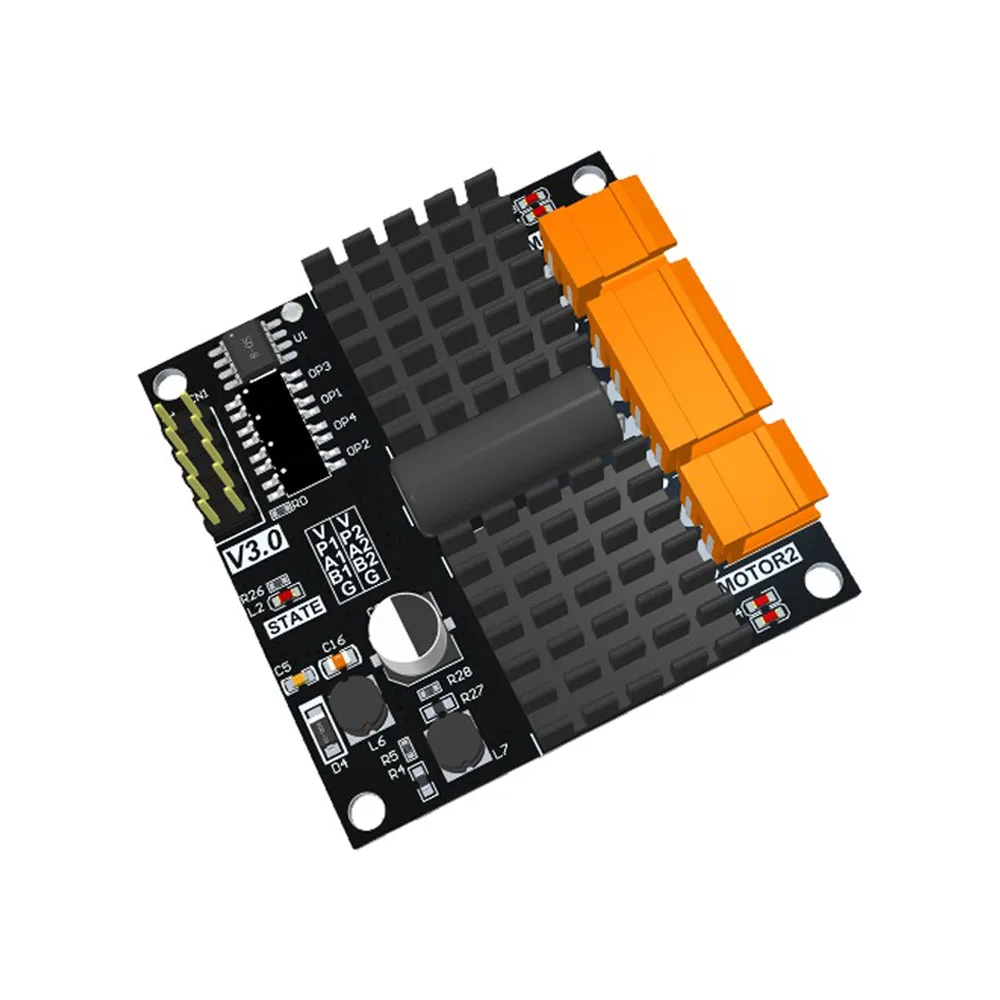 Dual Channel DC Motor Drive Module H Bridge Motor Driver Board Motor Speed Forward Reverse Rotation Controller More Than L298N
Dual Channel DC Motor Drive Module H Bridge Motor Driver Board Motor Speed Forward Reverse Rotation Controller More Than L298N