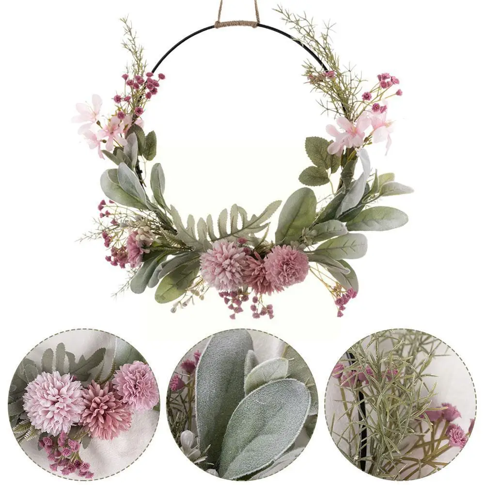 Wreath Door Decor Front Wreaths Hanging Home Floral Valentines Day Flower Artificial Decorations Outside Spring Summer East O5c2
Wreath Door Decor Front Wreaths Hanging Home Floral Valentines Day Flower Artificial Decorations Outside Spring Summer East O5c2