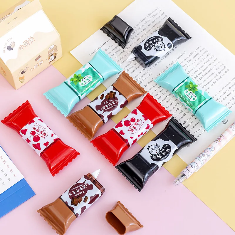 1PCS Kawaii Creative Cute Candy Correction Tape Belt DIY Tools Student Stationery for School Office Supplies
1PCS Kawaii Creative Cute Candy Correction Tape Belt DIY Tools Student Stationery for School Office Supplies
