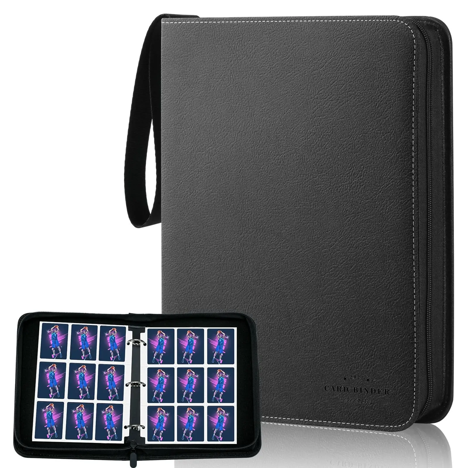 900 двухсторонняя папка для коллекционных карточек с 9 карманами, 50 съемных рукавов с застежкой-молнией, обложка из искусственной кожи, альбом для коллекции карточек
900 двухсторонняя папка для коллекционных карточек с 9 карманами, 50 съемных рукавов с застежкой-молнией, обложка из искусственной кожи, альбом для коллекции карточек