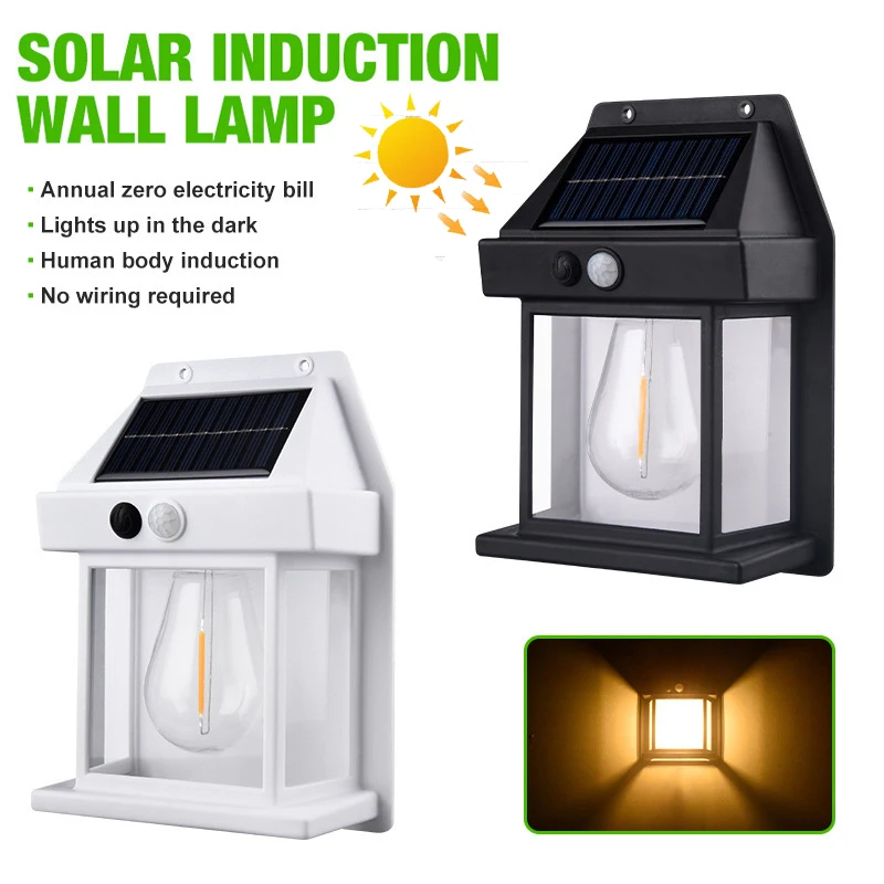 New garden solar light outdoor solar garden light solar wall lamp courtyard human body induction lamp garden villa night light
New garden solar light outdoor solar garden light solar wall lamp courtyard human body induction lamp garden villa night light