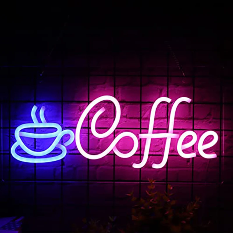 Coffee Neon Sign, USB Powered Coffee Sign with Metal Chain, LED Coffee Neon Signs for Wall Decor, Café, Restaurant,Coffee Bars
Coffee Neon Sign, USB Powered Coffee Sign with Metal Chain, LED Coffee Neon Signs for Wall Decor, Café, Restaurant,Coffee Bars