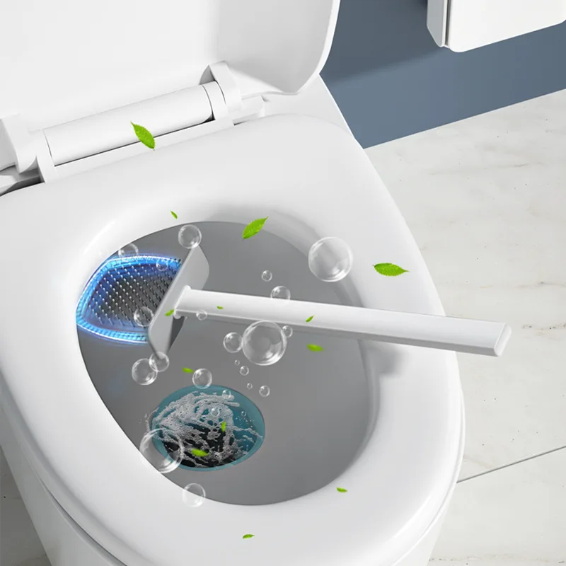 Wall-mounted TPR Toilet Brush Silicone Flat-head Flexible Toilet Cleaning Brush with Base Ventilationsuitable for WC Bathroom 
Wall-mounted TPR Toilet Brush Silicone Flat-head Flexible Toilet Cleaning Brush with Base Ventilationsuitable for WC Bathroom