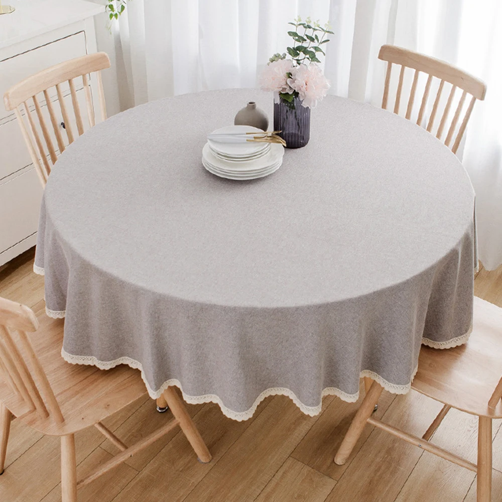 Waterproof And Oil-Proof Round Tablecloth Cotton Linen Table Cloth For Banquet Birthday Party Home Tables Decoration
Waterproof And Oil-Proof Round Tablecloth Cotton Linen Table Cloth For Banquet Birthday Party Home Tables Decoration