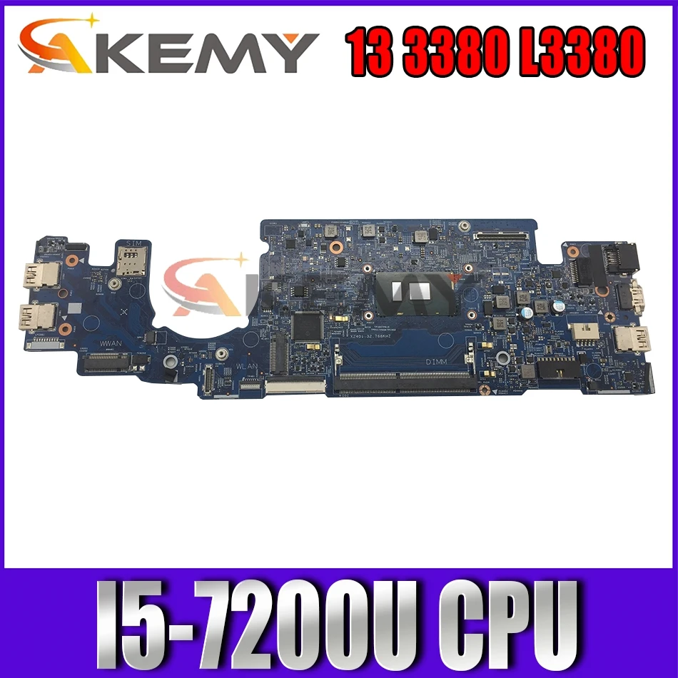 CN-063JCX 063JCX 63JCX For DELL Latitude 13 3380 L3380 Laptop Motherboard 5KCRX 16824-1 Mainboard With i5-7200U 100% Fully Test
CN-063JCX 063JCX 63JCX For DELL Latitude 13 3380 L3380 Laptop Motherboard 5KCRX 16824-1 Mainboard With i5-7200U 100% Fully Test