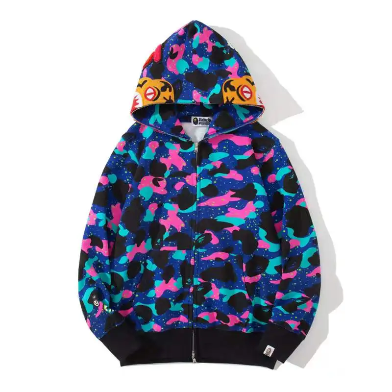 Fashion Camouflage Couple Hoodie Casual Cardigan Hooded Bapes Shark Coat Street Men's Jacket Thin Section Sun Protection 2022 Ne
Fashion Camouflage Couple Hoodie Casual Cardigan Hooded Bapes Shark Coat Street Men's Jacket Thin Section Sun Protection 2022 Ne