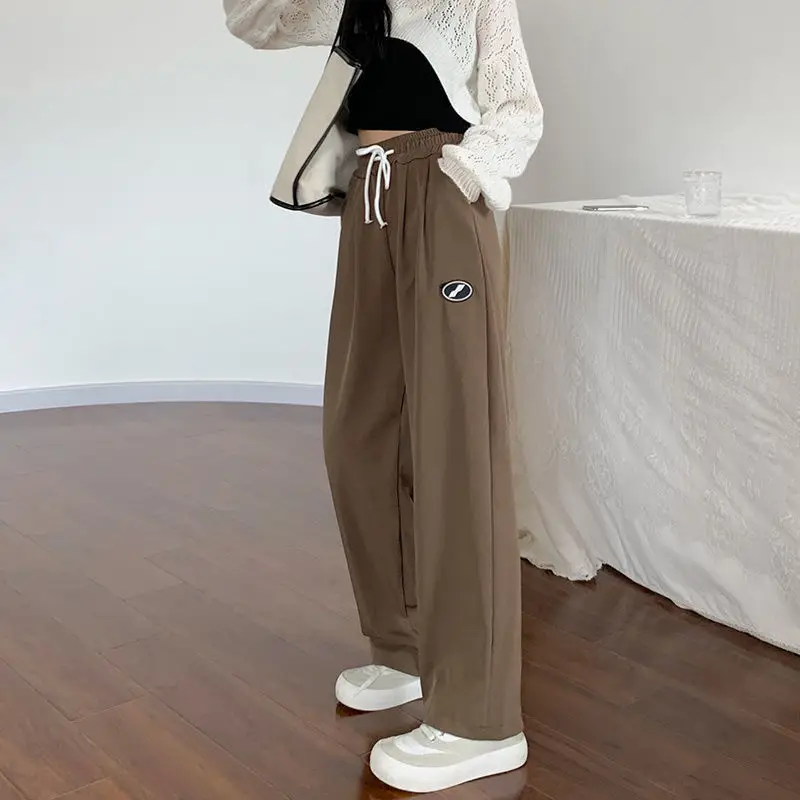 Yasuk Spring Summer Fashion Sport Casual Soft Comfortable Loose Drawstring Straight Legged Wide Leg Pants Versatile
Yasuk Spring Summer Fashion Sport Casual Soft Comfortable Loose Drawstring Straight Legged Wide Leg Pants Versatile
