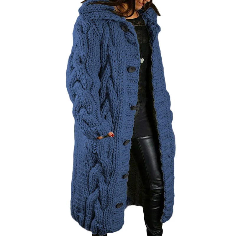 Cardigan sold Knitted Cardigan for Women Autumn Winter Women's Sweater Loose Double Pocket Oversized Casual Long Streetwear
Cardigan sold Knitted Cardigan for Women Autumn Winter Women's Sweater Loose Double Pocket Oversized Casual Long Streetwear