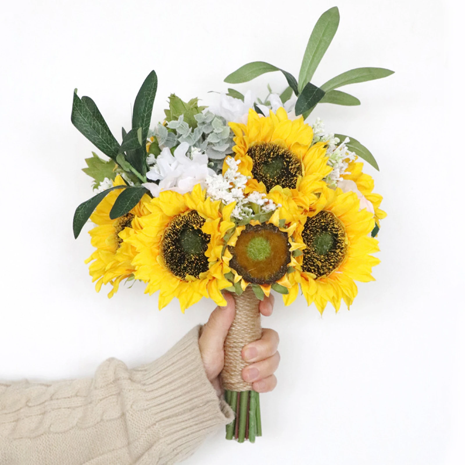 Artificial Flowers for Wedding Decorations Silk Flower Sunflower Bridal Bouquets Home Holiday Party Decor
Artificial Flowers for Wedding Decorations Silk Flower Sunflower Bridal Bouquets Home Holiday Party Decor