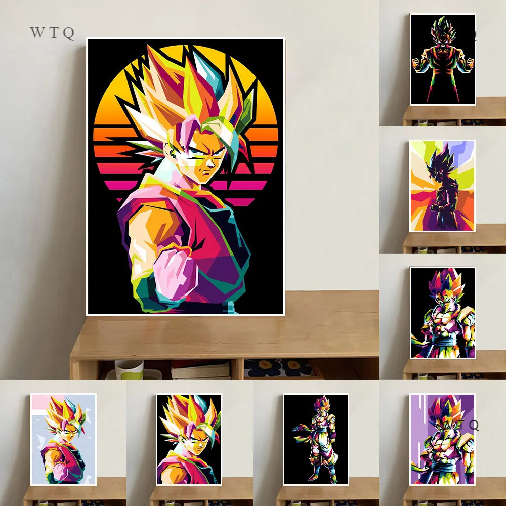Wall Art picture Japanese Anime Pop Art Dragon Ball Z Poster print Canvas Painting Cuadros Mural Home Kids Room Decoration 
Wall Art picture Japanese Anime Pop Art Dragon Ball Z Poster print Canvas Painting Cuadros Mural Home Kids Room Decoration