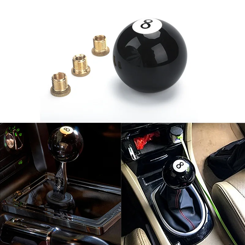 Universal Car Black 8 Ball Gear Knob Short Shifter Knob for Mostly Car Acrylic Black 8 Ball Gear Shift Knob Car Accessories 
Universal Car Black 8 Ball Gear Knob Short Shifter Knob for Mostly Car Acrylic Black 8 Ball Gear Shift Knob Car Accessories
