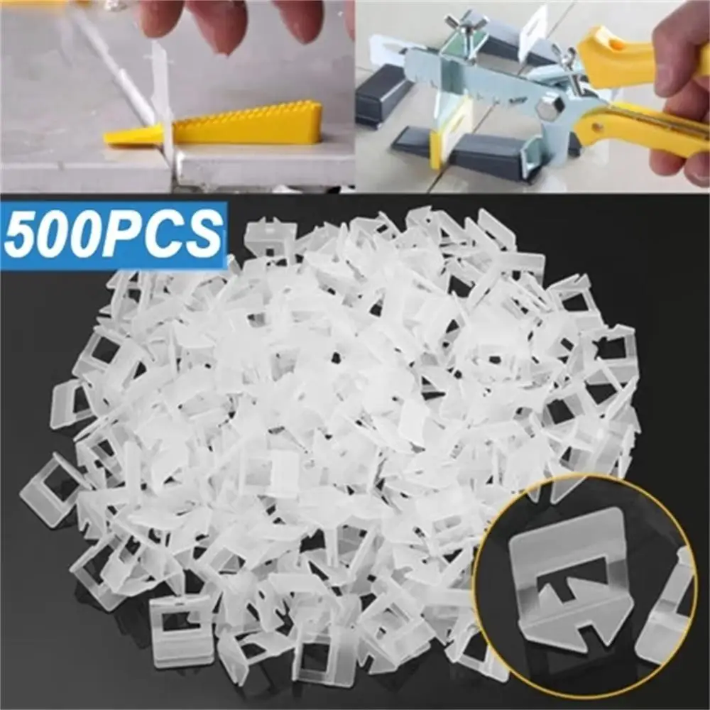 500pcs Plastic Ceramic Tile Leveling System Clips Tiling Tile Leveler Tool Kit Wall Floor carrelage For Tiling Tools Accessories
500pcs Plastic Ceramic Tile Leveling System Clips Tiling Tile Leveler Tool Kit Wall Floor carrelage For Tiling Tools Accessories