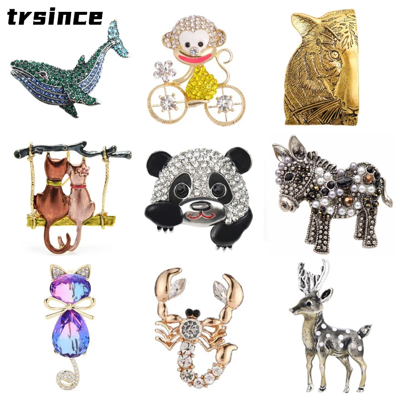 Vintage Dolphin Horse Dog Panda Elephant Brooches for Women Cute Animal Brooch Pin Classic Gift
Vintage Dolphin Horse Dog Panda Elephant Brooches for Women Cute Animal Brooch Pin Classic Gift