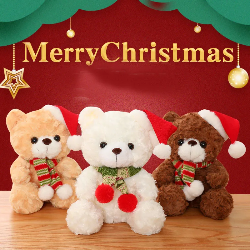 23CM New Christmas Hat Teddy Bear Plush Toys Cute Teddy Dolls Stuffed Soft for Children Girlfriend Birthday Xmas Gifts
23CM New Christmas Hat Teddy Bear Plush Toys Cute Teddy Dolls Stuffed Soft for Children Girlfriend Birthday Xmas Gifts