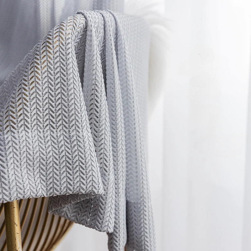 European Luxury Gauze Curtain Fishbone Art Living Room Decoration Curtains Minimalist Solid Color Bedroom Transparent Curtain IG
European Luxury Gauze Curtain Fishbone Art Living Room Decoration Curtains Minimalist Solid Color Bedroom Transparent Curtain IG