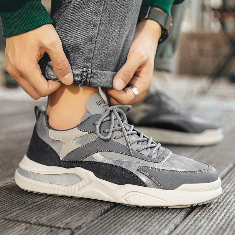 New 2023 Fashion Men's Shoes Breathable Thick Shoes Casual Sneakers Men Platform Trend Chunky Walking Shoes Tenis Masculino
New 2023 Fashion Men's Shoes Breathable Thick Shoes Casual Sneakers Men Platform Trend Chunky Walking Shoes Tenis Masculino
