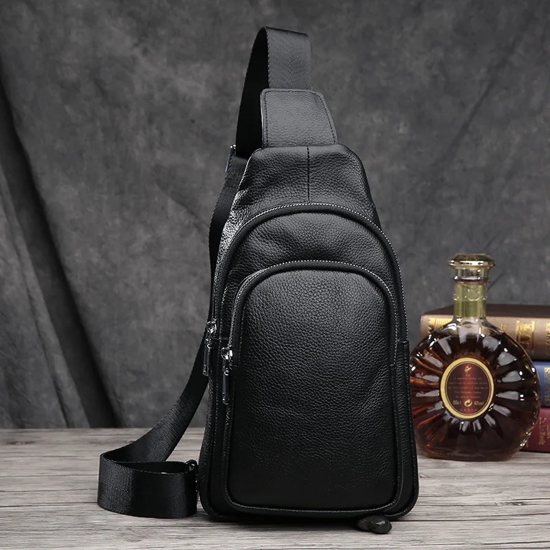 B171 Vintage Men Chest Bags Leather Man Crossbody Bags Multi Pocket Vintage Solid Shoulder For Woman Sling Backpack
B171 Vintage Men Chest Bags Leather Man Crossbody Bags Multi Pocket Vintage Solid Shoulder For Woman Sling Backpack