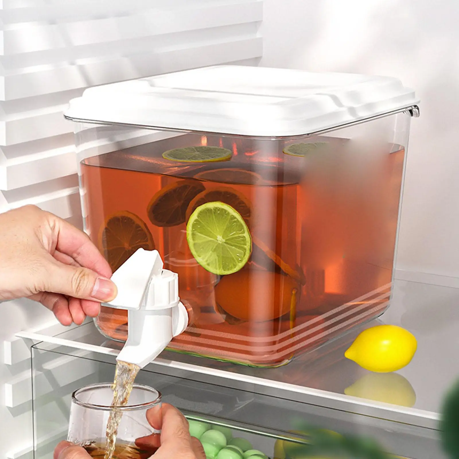 Refrigerator Cold Kettle with Faucet Iced Beverage Dispensers for Event Daily Use Wedding
Refrigerator Cold Kettle with Faucet Iced Beverage Dispensers for Event Daily Use Wedding
