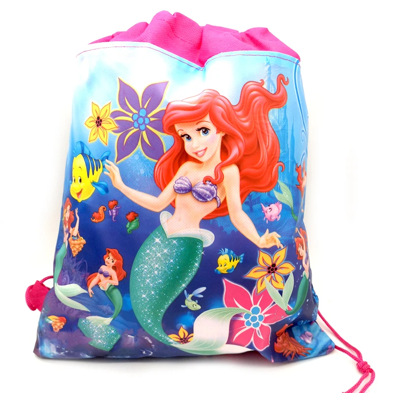15pcs/lot Kids Favors Baby Shower Decoration Mochila Birthday Party Disney Mermaid Non-Woven Fabrics Drawstring Gifts Loot Bags
15pcs/lot Kids Favors Baby Shower Decoration Mochila Birthday Party Disney Mermaid Non-Woven Fabrics Drawstring Gifts Loot Bags
