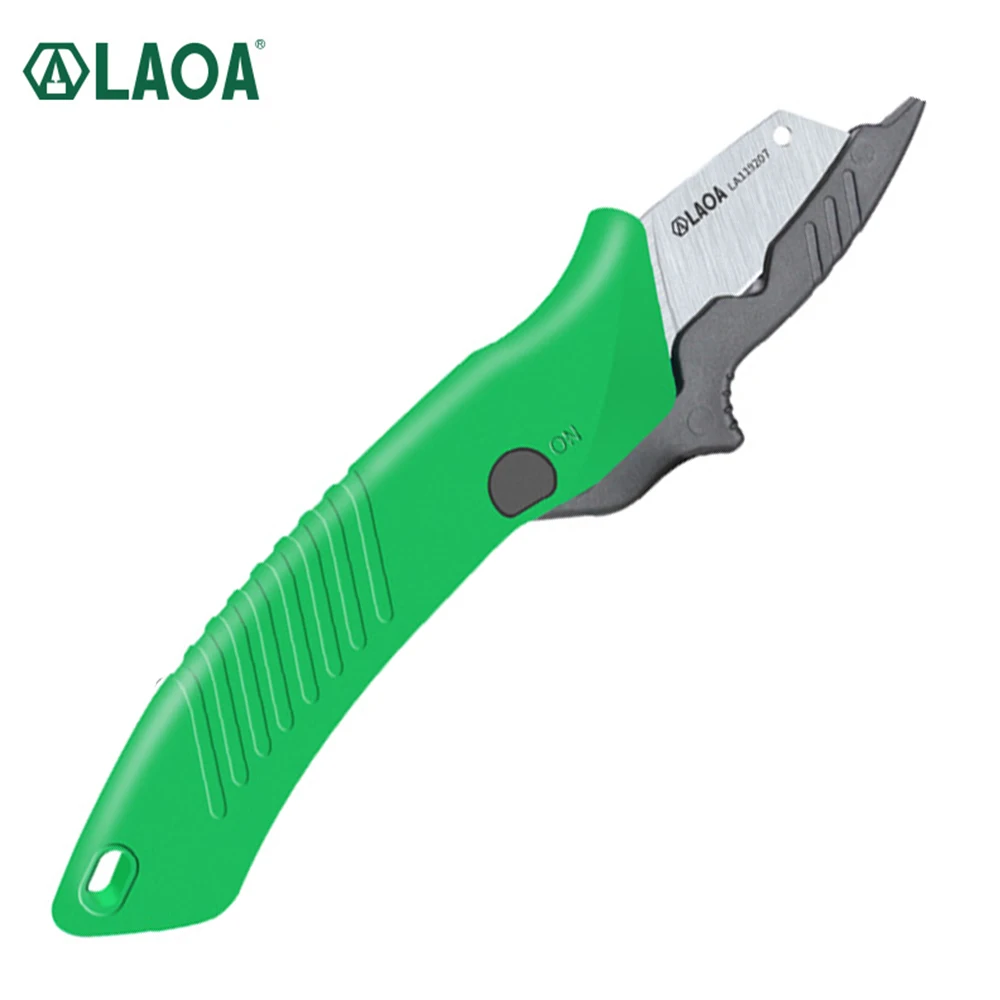 

LAOA Электрический Нож для зачистки кабеля из нержавеющей кусачки для проводов устройство для снятия изоляции с провода нож с резиновой ручкой ручные инструменты