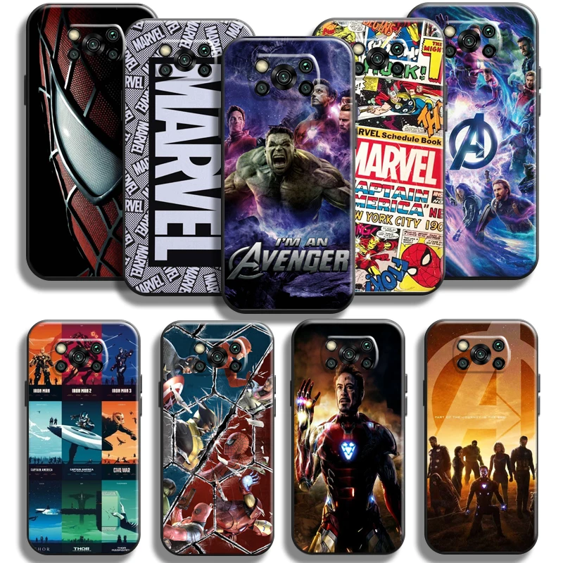 Marvel Avengers Iron Man For Xiaomi Poco X3 Pro NFC Poco X3 GT Phone Case Back Black Carcasa Funda Liquid Silicon
Marvel Avengers Iron Man For Xiaomi Poco X3 Pro NFC Poco X3 GT Phone Case Back Black Carcasa Funda Liquid Silicon