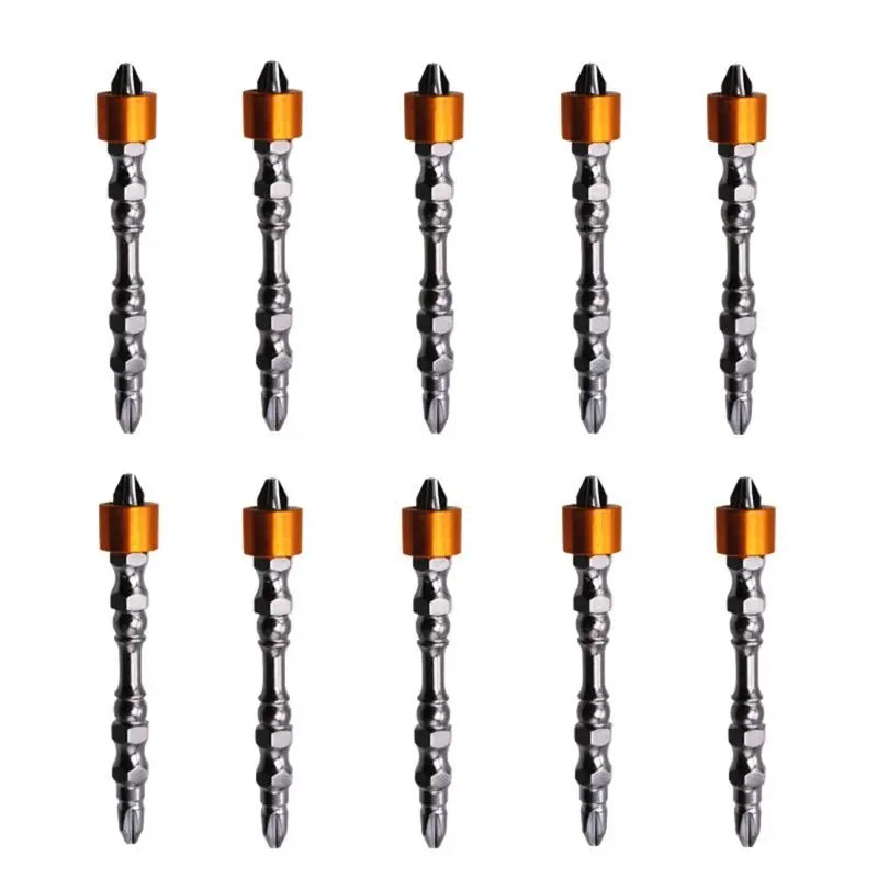10pcs PH2 Hardness 65mm Double Cross Head Magnetic Electric Screwdriver Bit Phillips Screw Driver With Ring
10pcs PH2 Hardness 65mm Double Cross Head Magnetic Electric Screwdriver Bit Phillips Screw Driver With Ring