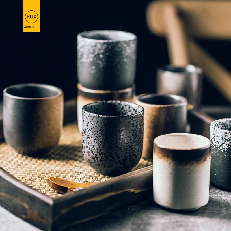 RUX WORKSHOP-Taza Japanese ceramic cups, 140ml and 185ml ceramic cups, hand painted, Kungfu, kitchen utensils. 
RUX WORKSHOP-Taza Japanese ceramic cups, 140ml and 185ml ceramic cups, hand painted, Kungfu, kitchen utensils.