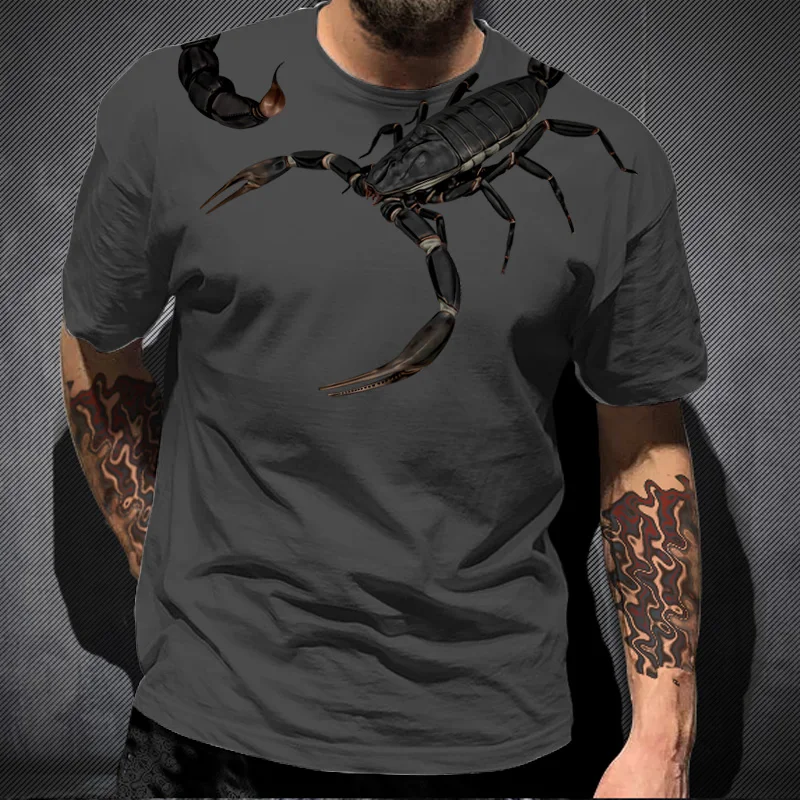 Animal Scorpion 3D Print Men's Tee Casual Hip Hop Short Sleeve Tee Summer Fashion Streetwear Cool Tee
Animal Scorpion 3D Print Men's Tee Casual Hip Hop Short Sleeve Tee Summer Fashion Streetwear Cool Tee