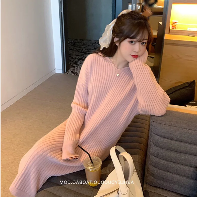 2022 Autumn New Knitted Dress Hooded Party Casual Loose Y2k Midi Dress Sweater Women Design Temperament Retro One Piece Dresses
2022 Autumn New Knitted Dress Hooded Party Casual Loose Y2k Midi Dress Sweater Women Design Temperament Retro One Piece Dresses