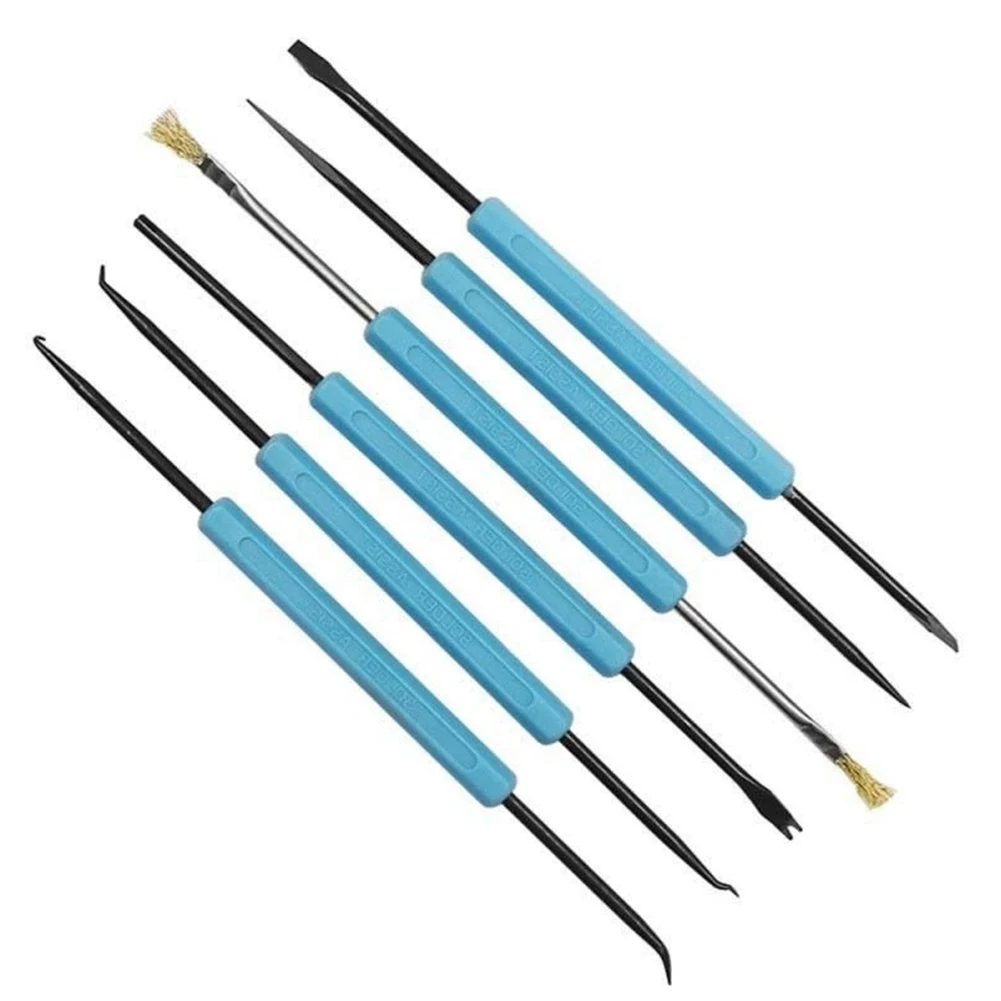 6 In 1 Solder Assist Tools For PCB Repair Rework Solder Assist Repair Tool Components Welding Grinding Cleaning Hand Tools
6 In 1 Solder Assist Tools For PCB Repair Rework Solder Assist Repair Tool Components Welding Grinding Cleaning Hand Tools