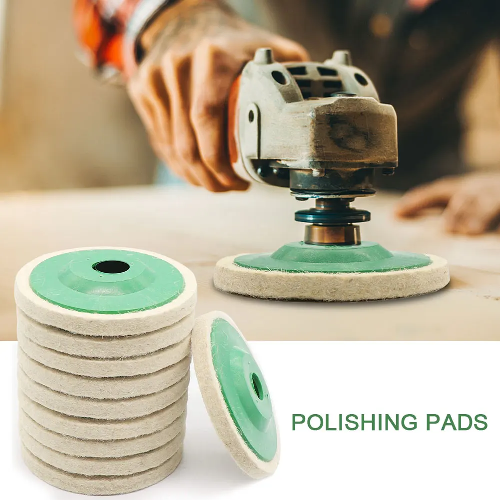 5 Pcs Wool Felt Polishing Pad Disc for Angle Grinder 125mm Polishing Buffer Pad 4 Inch for Car Metal Marble Glass Ceramics
5 Pcs Wool Felt Polishing Pad Disc for Angle Grinder 125mm Polishing Buffer Pad 4 Inch for Car Metal Marble Glass Ceramics