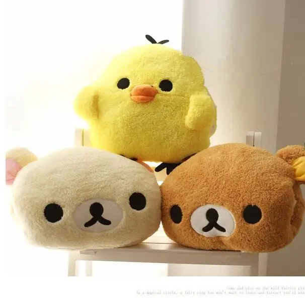 Милый Мишка рилаккума Плюшевые игрушки Kiiroitori цыпленок Пара Rilakkuma Подушка плюшевый мишка мягкая кукла грелка для рук зимний подарок для детей
Милый Мишка рилаккума Плюшевые игрушки Kiiroitori цыпленок Пара Rilakkuma Подушка плюшевый мишка мягкая кукла грелка для рук зимний подарок для детей