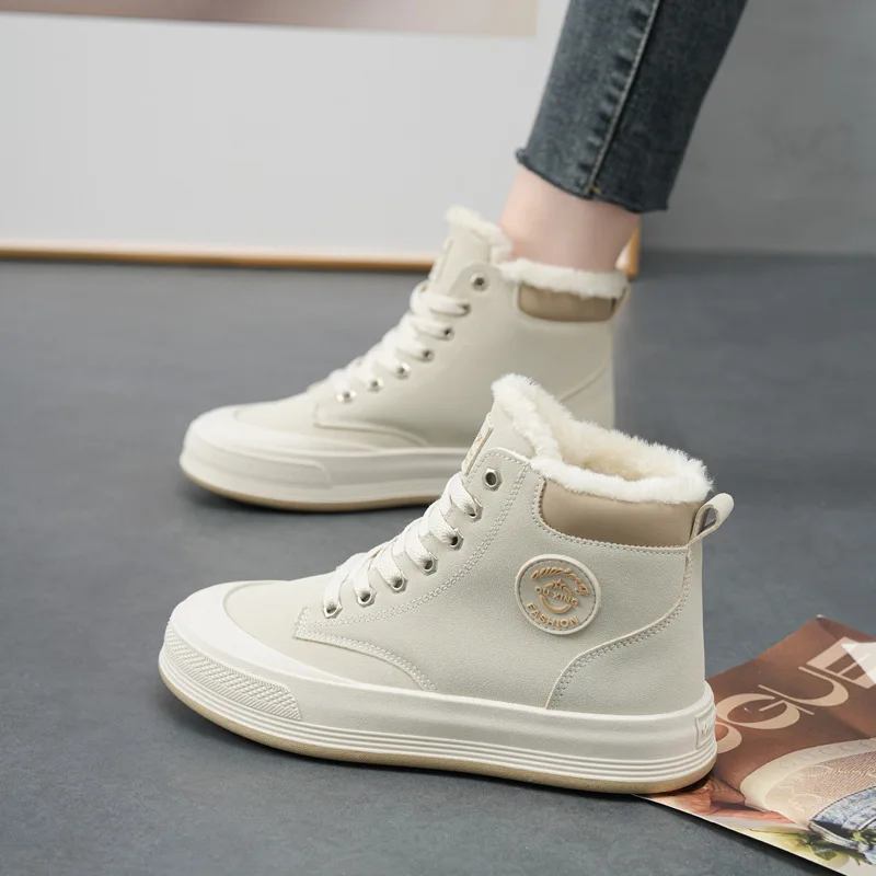 Classic Women's Thickened Cotton Shoes 2022 Winter Boots New Casual High Top Non Slip Warm Keeping Sneakers Zapatillas Mujer
Classic Women's Thickened Cotton Shoes 2022 Winter Boots New Casual High Top Non Slip Warm Keeping Sneakers Zapatillas Mujer