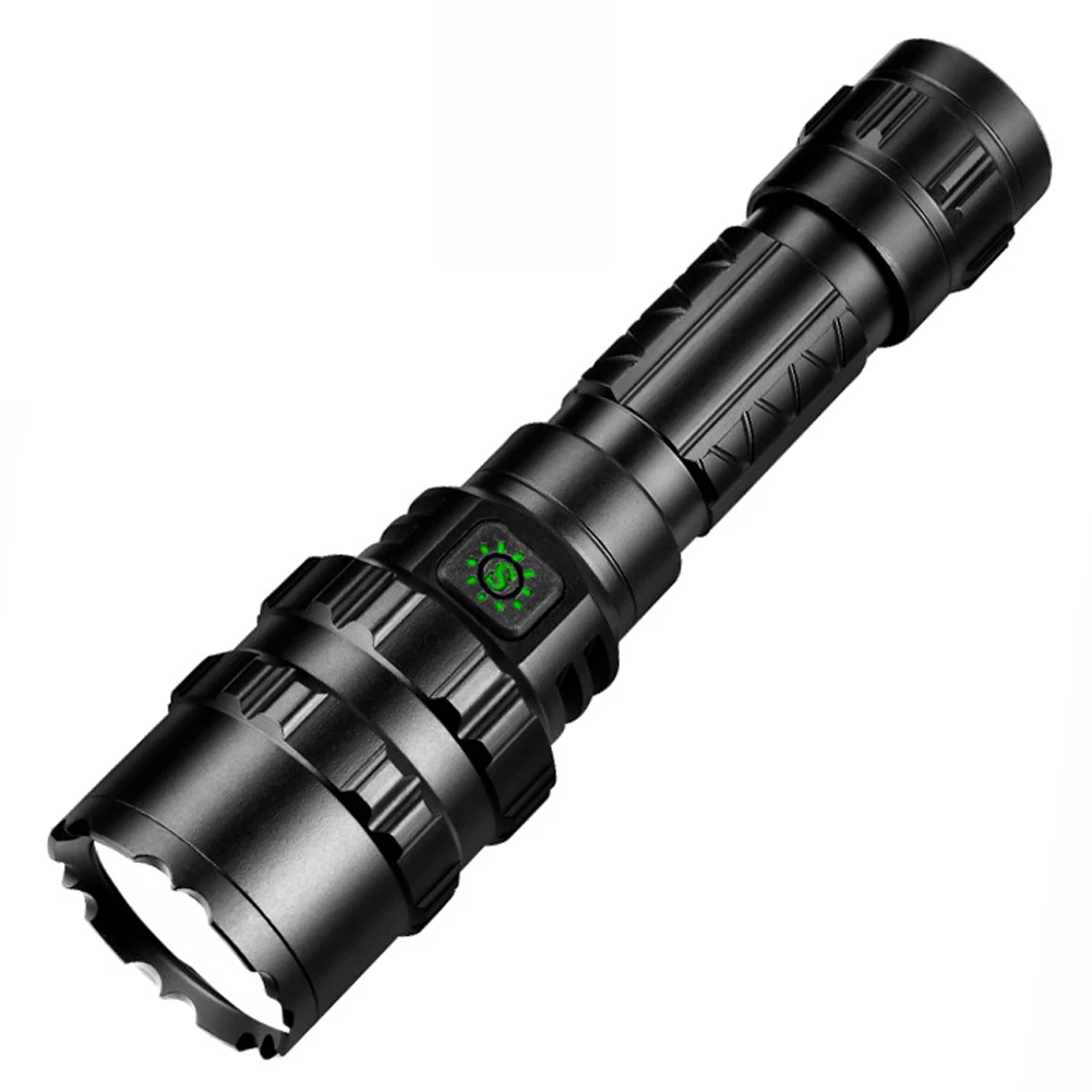 50000LM Powerful LED Flashlight USB Rechargeable Torch Light High Power Flashlight Tactical Lantern Long Shot Hand Lamp For Camp
50000LM Powerful LED Flashlight USB Rechargeable Torch Light High Power Flashlight Tactical Lantern Long Shot Hand Lamp For Camp