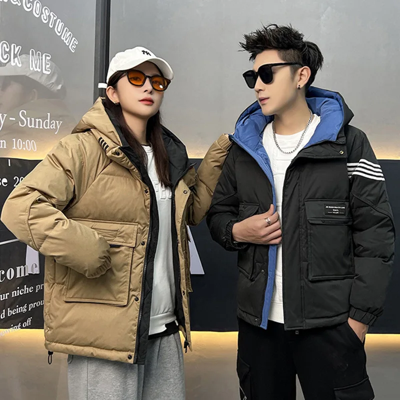 Winter Jacket Men Hoodies Parkas Thick Warm Coat Mens Stand Collar Jackets Solid Color Down Coat Women Fashion New Streetwear
Winter Jacket Men Hoodies Parkas Thick Warm Coat Mens Stand Collar Jackets Solid Color Down Coat Women Fashion New Streetwear
