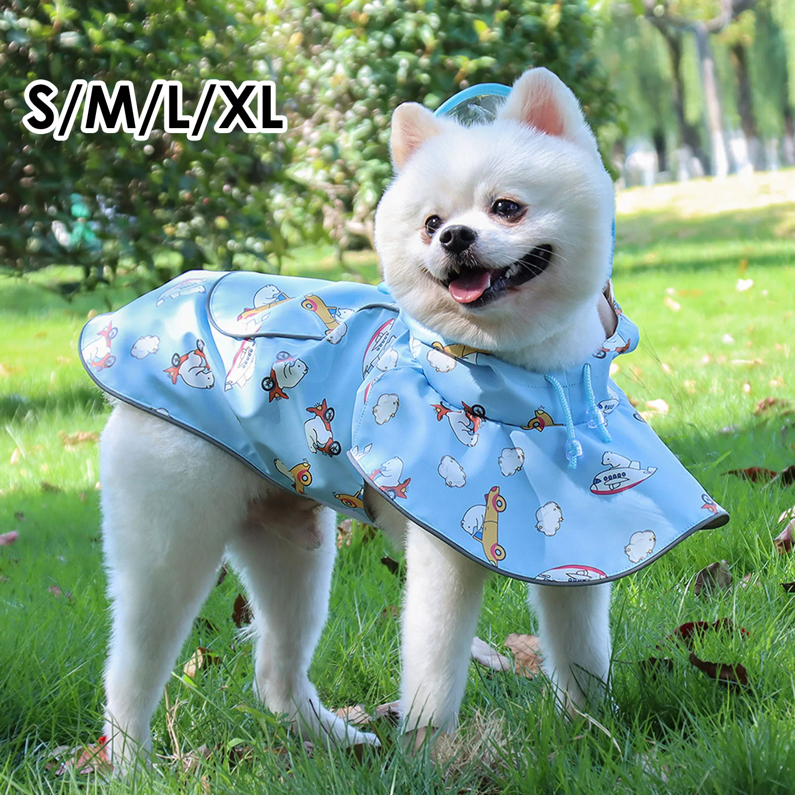 Pet Dog Waterproof Raincoat Jumpsuit Reflective Rain Coat Hooded Waterproof Jackets Small Dog Outdoor Clothes Pet Supplies
Pet Dog Waterproof Raincoat Jumpsuit Reflective Rain Coat Hooded Waterproof Jackets Small Dog Outdoor Clothes Pet Supplies