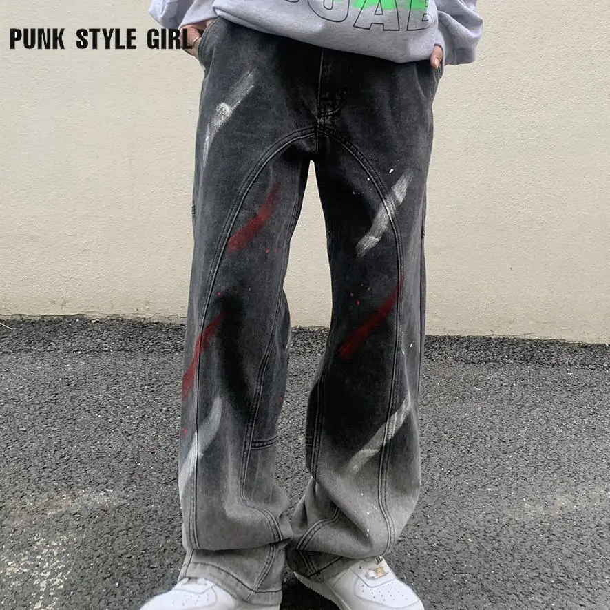 Men's Cargo Jeans Black Graphics Y2k Wide Leg Pants for Men Harajuku Grunge Cyber Baggy Trousers Male Japanese Hip Hop Denim Bf
Men's Cargo Jeans Black Graphics Y2k Wide Leg Pants for Men Harajuku Grunge Cyber Baggy Trousers Male Japanese Hip Hop Denim Bf