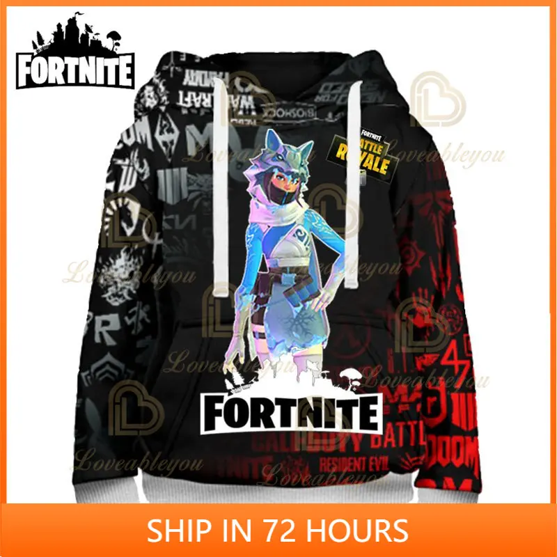 2022 Boys Girls Fortnite Crow Victory Jacket Game 3D Print Hoodie Sweatshirt Christmas Clothing Harajuku Kids Hero Tops Men
2022 Boys Girls Fortnite Crow Victory Jacket Game 3D Print Hoodie Sweatshirt Christmas Clothing Harajuku Kids Hero Tops Men