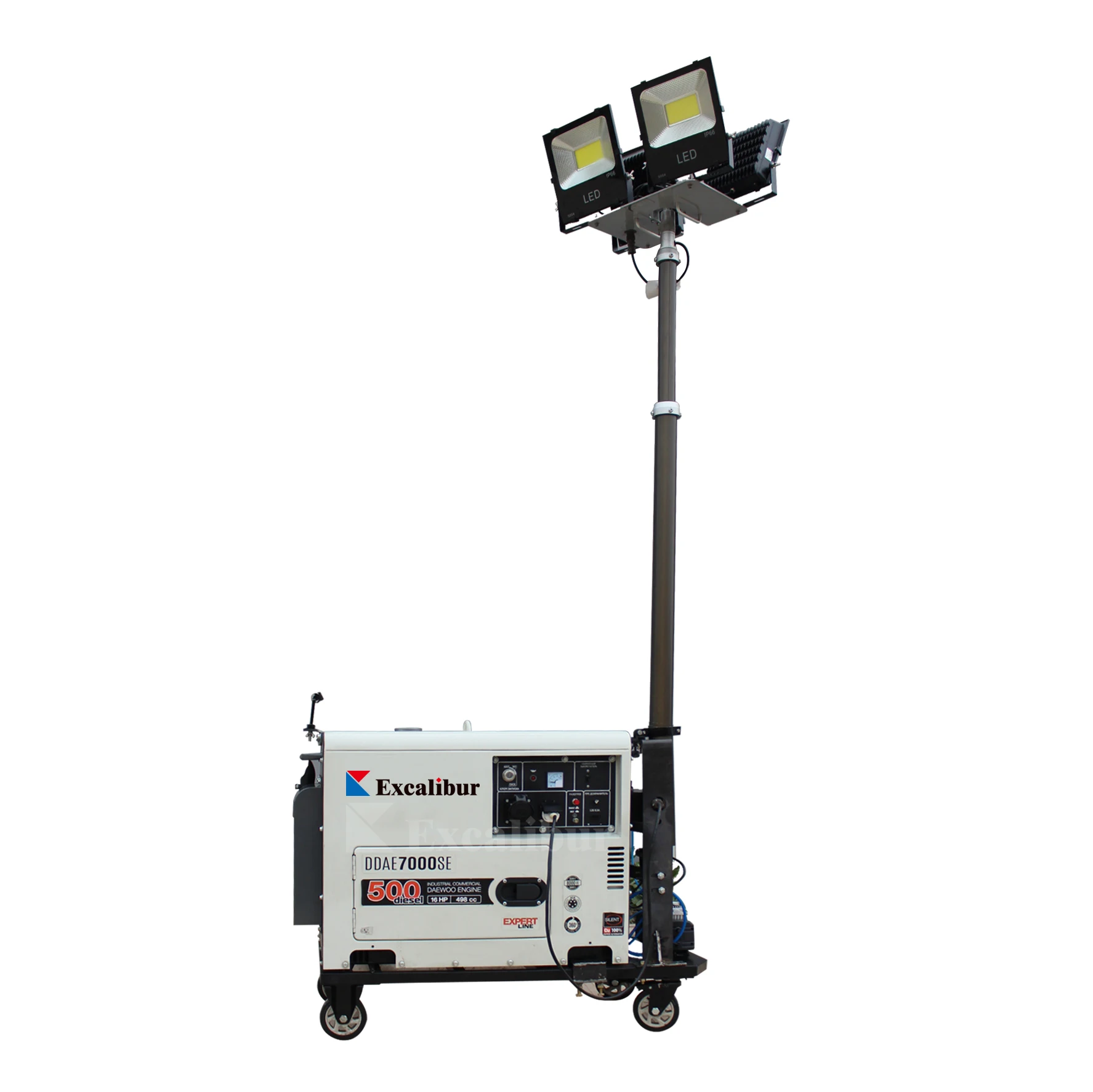 Excalibur Industrial Small Portable Hand Push Electric Mobile Generator Vehicle-mounted Light Tower
Excalibur Industrial Small Portable Hand Push Electric Mobile Generator Vehicle-mounted Light Tower