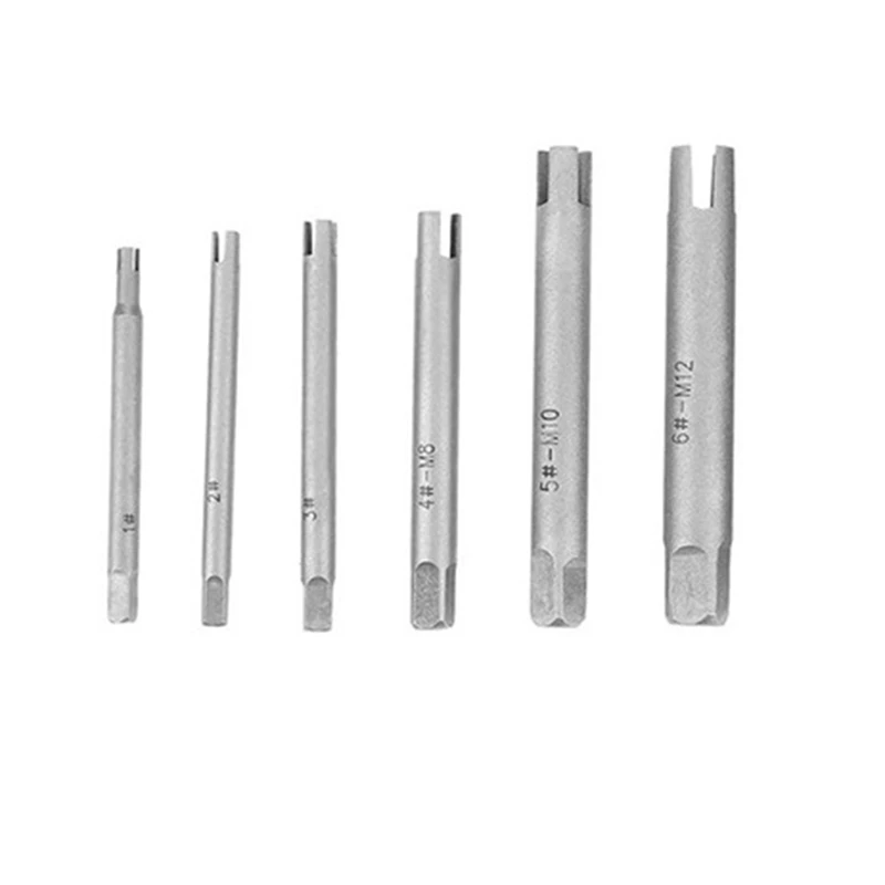 6Pcs/Set Remove Stripped Damaged Screw Tap Extractor Drill Bits Set Home Accessories Tools Alloy Steel Broken
6Pcs/Set Remove Stripped Damaged Screw Tap Extractor Drill Bits Set Home Accessories Tools Alloy Steel Broken