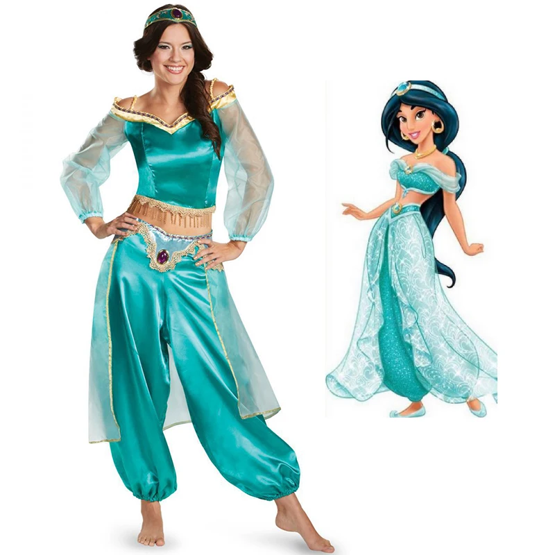 Halloween Aladdin magic lamp Aladin Jasmine Princess Cosplay Costumes Adult Carnival Party Princess Jasmine Masquerad Costumes
Halloween Aladdin magic lamp Aladin Jasmine Princess Cosplay Costumes Adult Carnival Party Princess Jasmine Masquerad Costumes