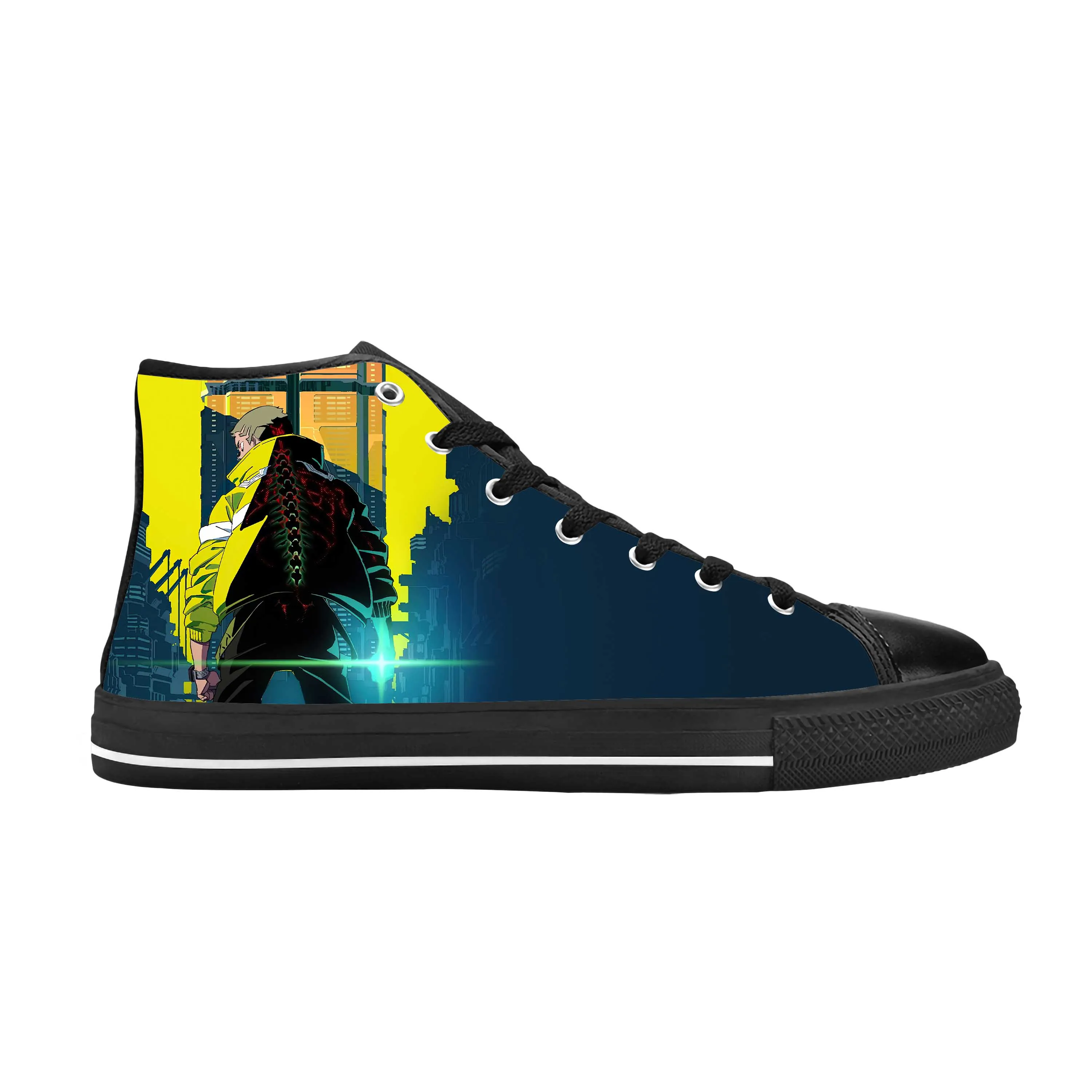 Cyberpunk Edgerunners David Anime Cartoon Manga Casual Cloth Shoes High Top Comfortable Breathable 3D Print Men Women Sneakers
Cyberpunk Edgerunners David Anime Cartoon Manga Casual Cloth Shoes High Top Comfortable Breathable 3D Print Men Women Sneakers