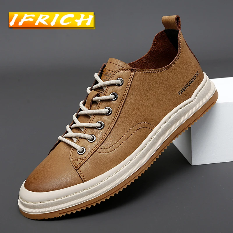 Popular 2022 Men Leather Shoes Good Quality Casual Brand Shoes For Mens Fashion Youth Casual Footwear Lacing Walking Shoes Mens
Popular 2022 Men Leather Shoes Good Quality Casual Brand Shoes For Mens Fashion Youth Casual Footwear Lacing Walking Shoes Mens