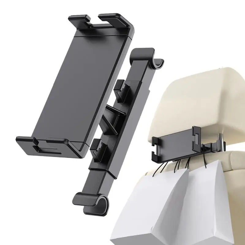 

Tablet Headrest Mount 360 Rotation Tablet Car Mount Headrest Holder 360 Rotation Car Tablet Holder For Headrests With Bag Hook &